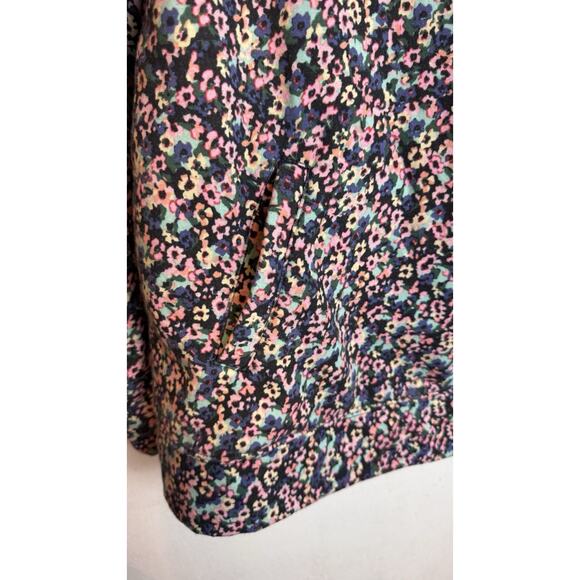 Gola x Anthropologie Hooded Sweatshirt Top Pullover Floral Printed Small - Picture 6 of 10